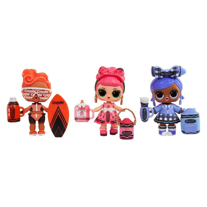 slide 4 of 7, L.O.L. Surprise! Loves CRAYOLA Tots with Collectible Doll, 7 Surprises, Crayola Dolls, 1 ct