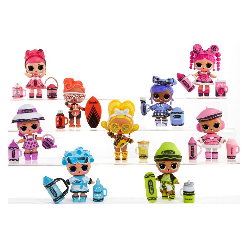 slide 7 of 7, L.O.L. Surprise! Loves CRAYOLA Tots with Collectible Doll, 7 Surprises, Crayola Dolls, 1 ct