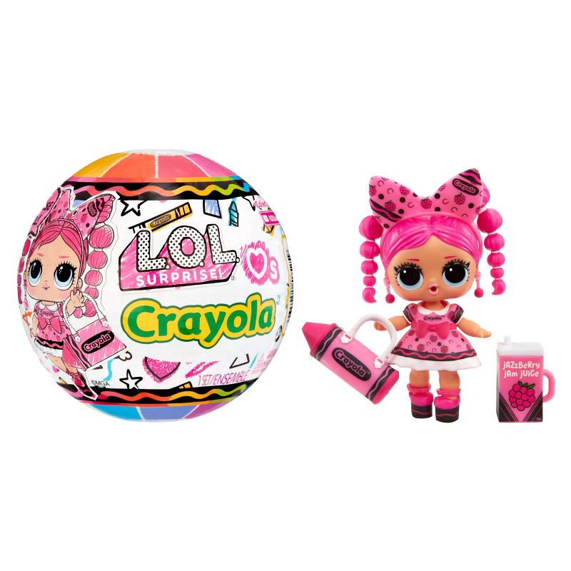 slide 1 of 7, L.O.L. Surprise! Loves CRAYOLA Tots with Collectible Doll, 7 Surprises, Crayola Dolls, 1 ct