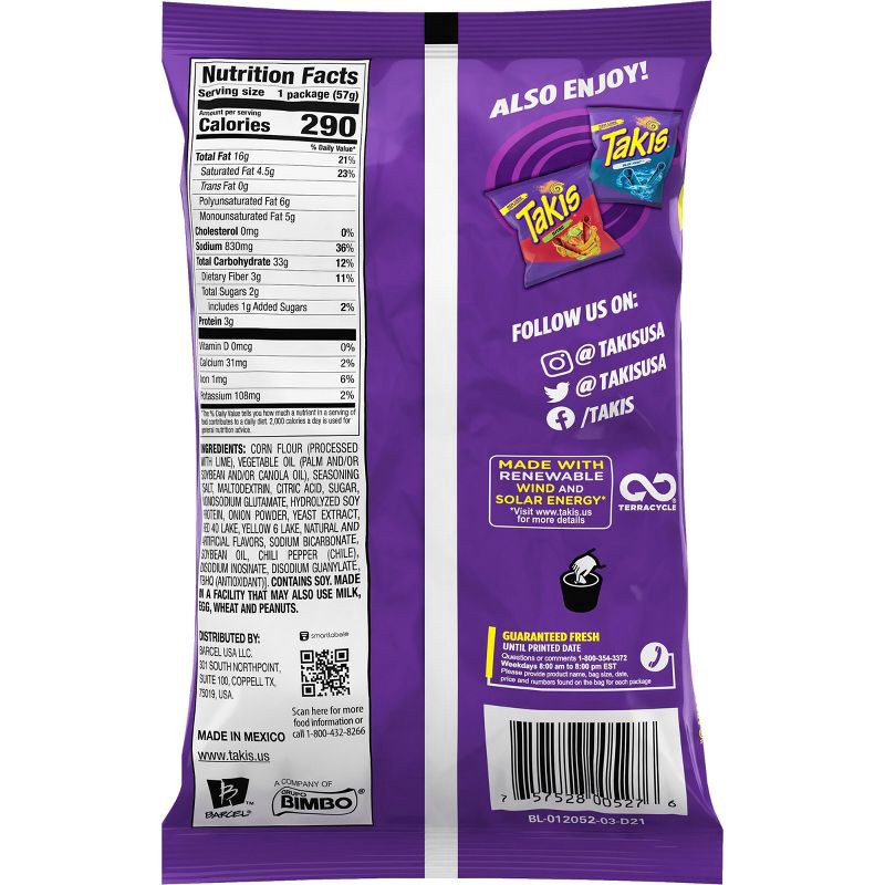 slide 4 of 6, Takis Tortilla Chips Fuego - 2oz, 2 oz