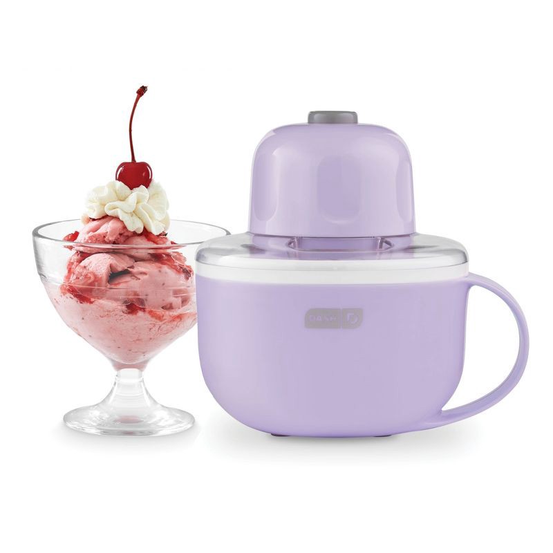 slide 2 of 7, My Mug Electric Ice Cream Maker Multi-Purpose Soft Serve Ice Cream Machine: Dash, 1-Quart, 20-Min Cycle, Purple, Hand Wash, 1 ct