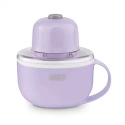 My Mug Electric Ice Cream Maker Multi-Purpose Soft Serve Ice Cream Machine: Dash, 1-Quart, 20-Min Cycle, Purple, Hand Wash