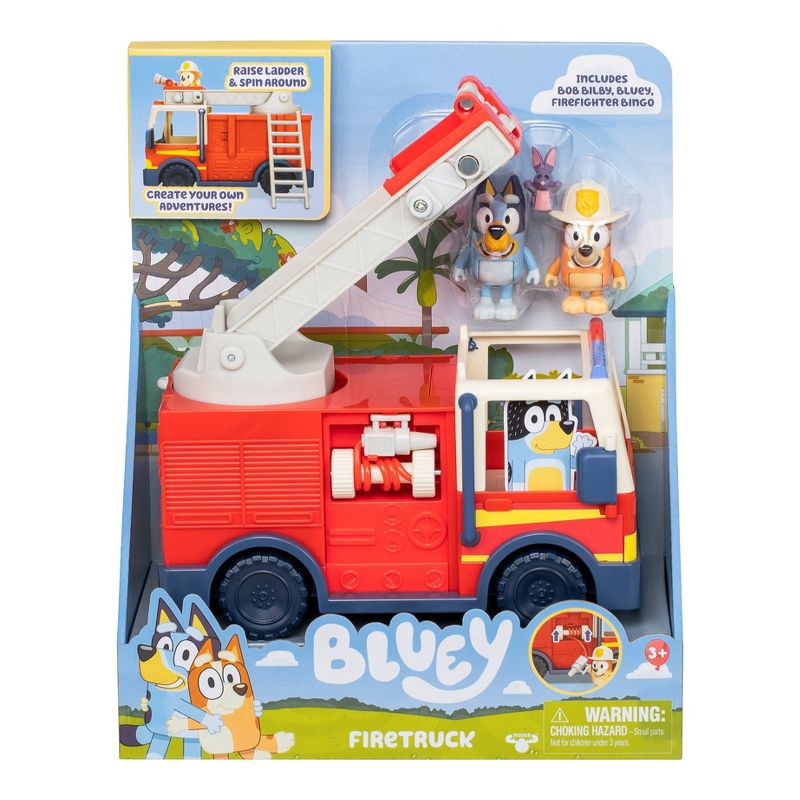 slide 1 of 13, Bluey Fire Truck, 1 ct