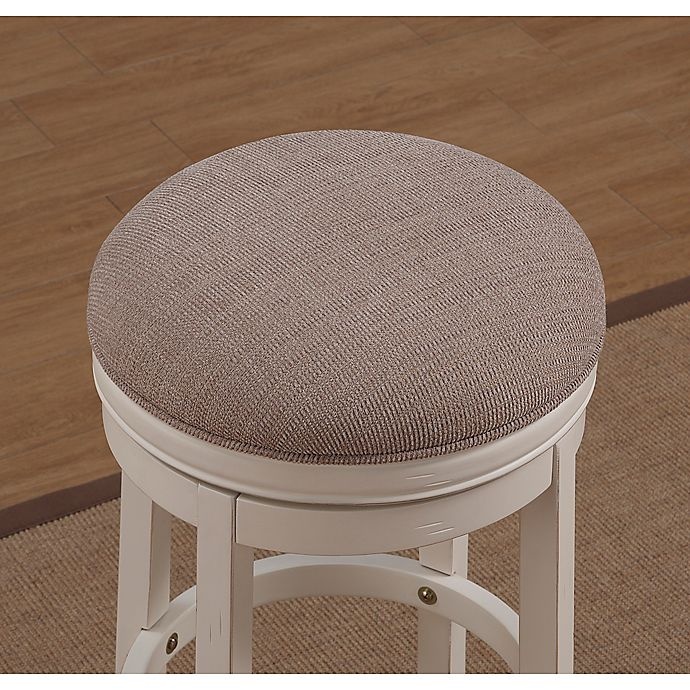 slide 3 of 4, American Woodcrafters Aversa Stool - White, 34 in