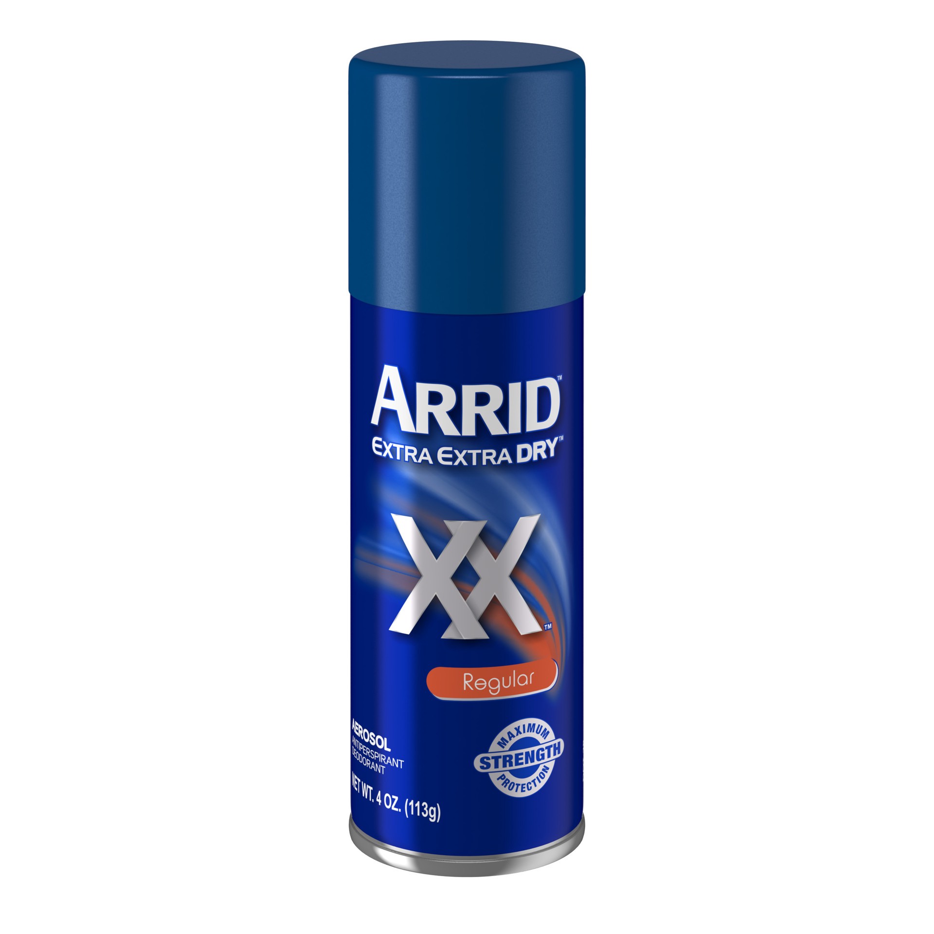 slide 1 of 4, Arrid Extra Extra Dry Xx Regular Aerosol Antiperspirant Deodorant 4 Oz. Can, 4 oz