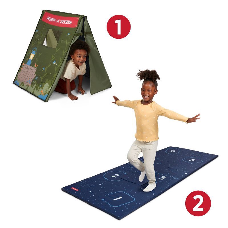 slide 3 of 11, Radio Flyer Tent to Tumble Play Mat, 1 ct