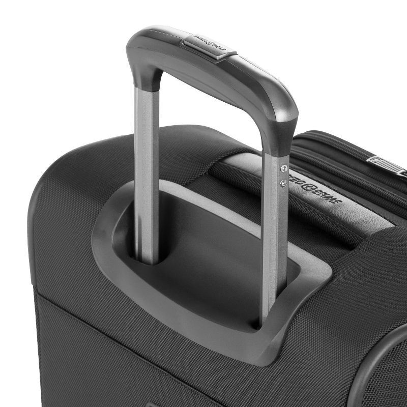 slide 7 of 12, SWISSGEAR Checklite Softside Carry On Suitcase - Black: 8 Wheels, Telescoping Handle, Tear-Resistant, 1 ct