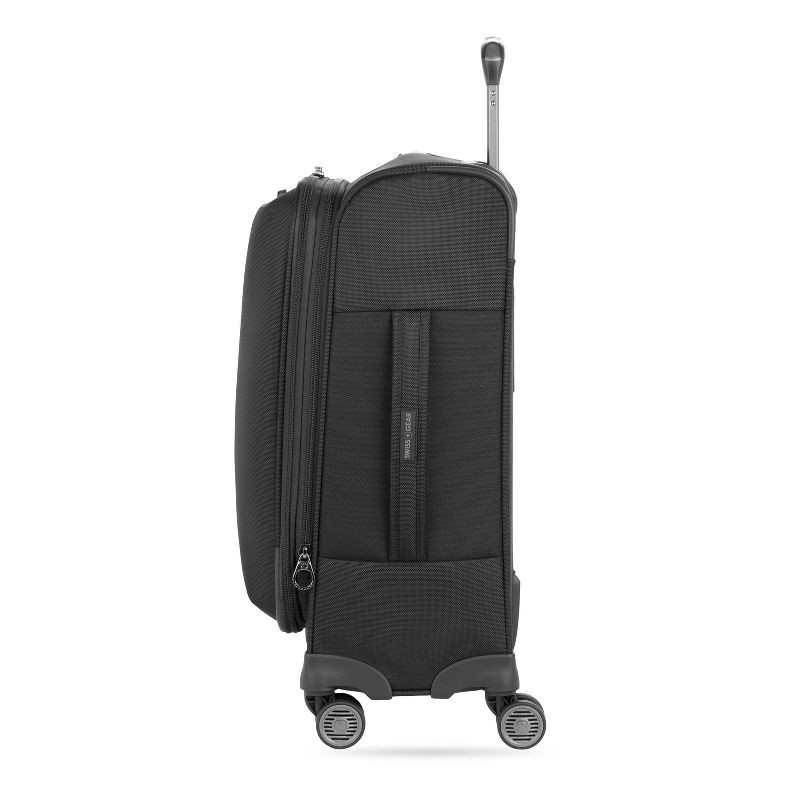 slide 8 of 12, SWISSGEAR Checklite Softside Carry On Suitcase - Black: 8 Wheels, Telescoping Handle, Tear-Resistant, 1 ct