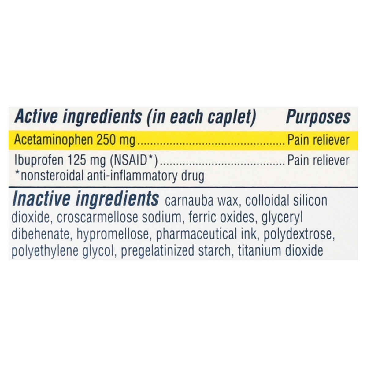 slide 7 of 11, Advil Dual Action Acetaminophen Ibuprofen Pain Relieving Caplets, 144 ct