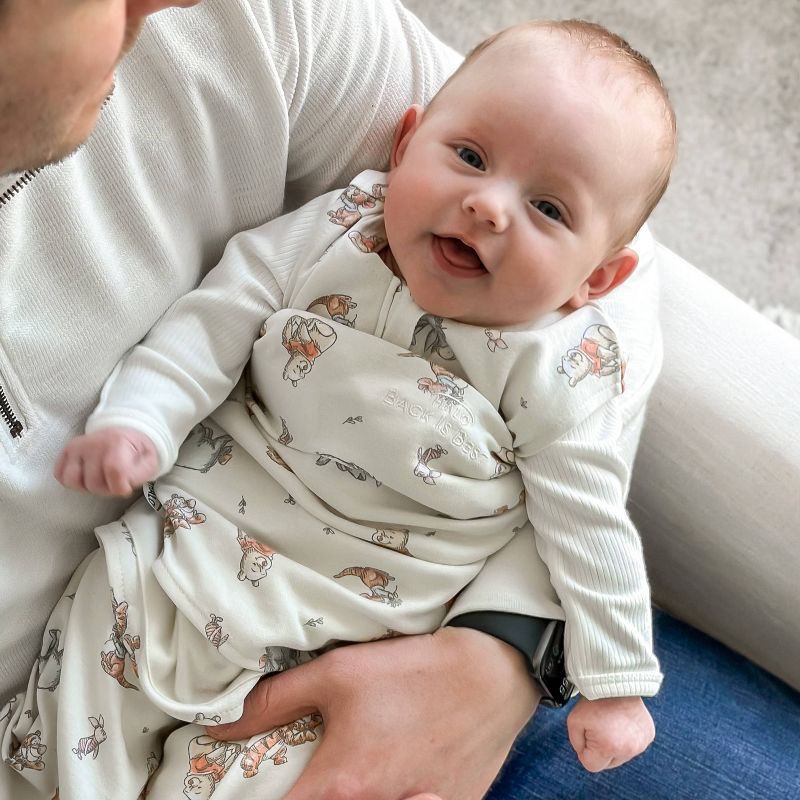 slide 4 of 6, HALO Innovations Sleepsack 100% Cotton Swaddle Wrap Disney Baby Collection - Winnie Frolic S, 1 ct