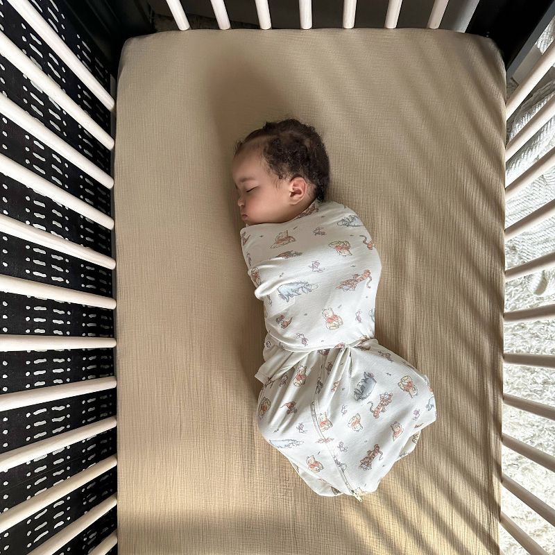 slide 6 of 6, HALO Innovations Sleepsack 100% Cotton Swaddle Wrap Disney Baby Collection - Winnie Frolic S, 1 ct