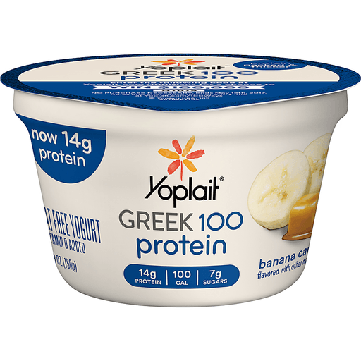 slide 1 of 1, Yoplait Yogurt Banana Caramel Flavored Greek Yogurt, 5.3 oz