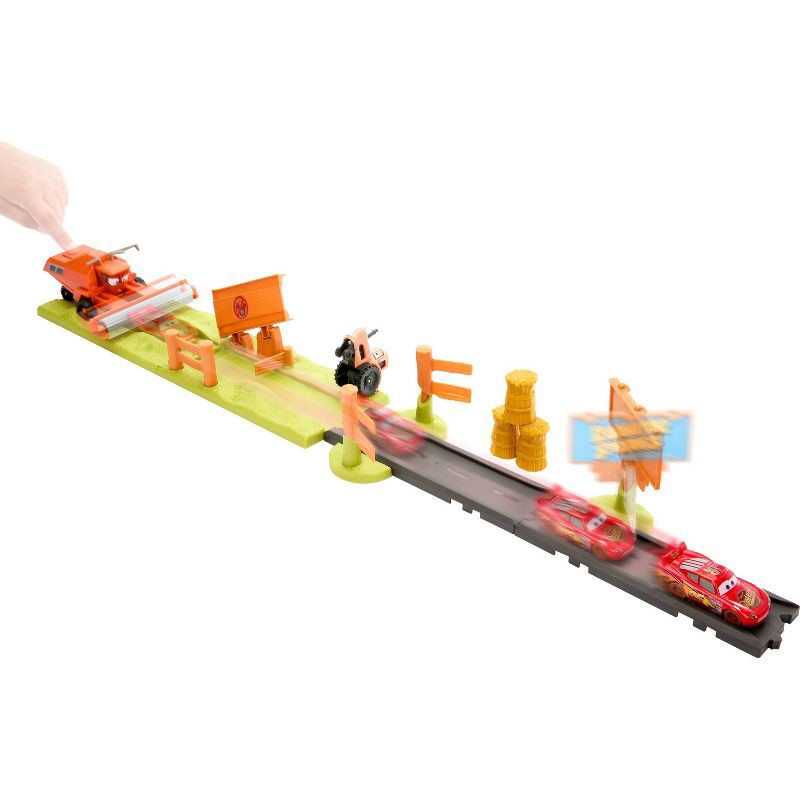 slide 2 of 5, Disney Pixar Cars Frank Escape and Stunt Race Playset, 1 ct