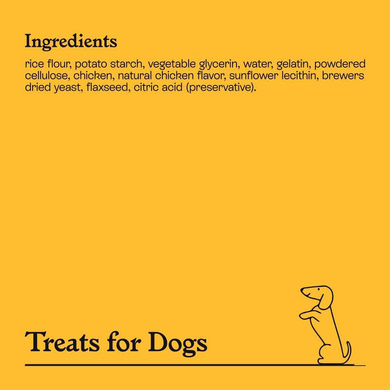 slide 5 of 7, Rawhide-Free Interactive Dog Treat Chicken Flavor - 3oz/1ct - Kindfull™, 3 oz