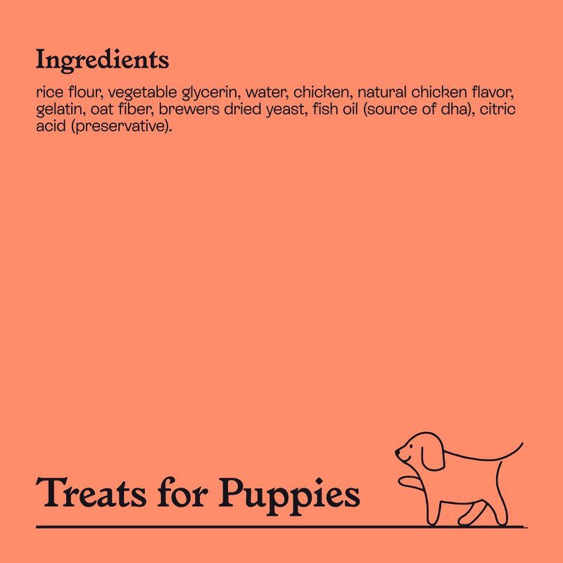 slide 5 of 7, Rawhide-Free Ring Puppy Treats Chicken Flavor - 6oz/5ct - Kindfull™, 5 ct; 6 oz