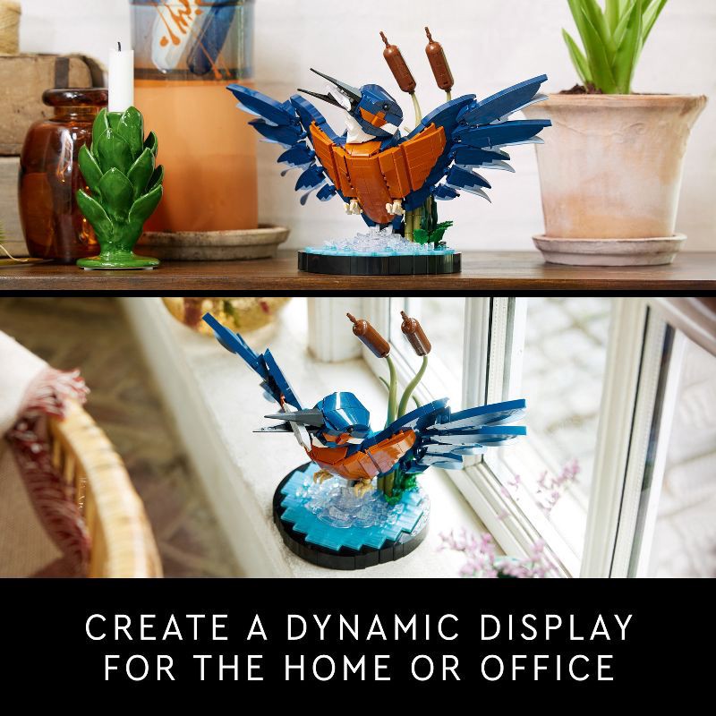 slide 6 of 6, LEGO Icons Kingfisher Bird Building Set for Build and Display 10331, 1 ct