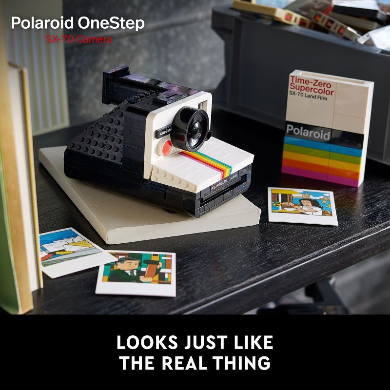 slide 6 of 6, LEGO Ideas Polaroid OneStep SX-70 Camera Model 21345, 1 ct