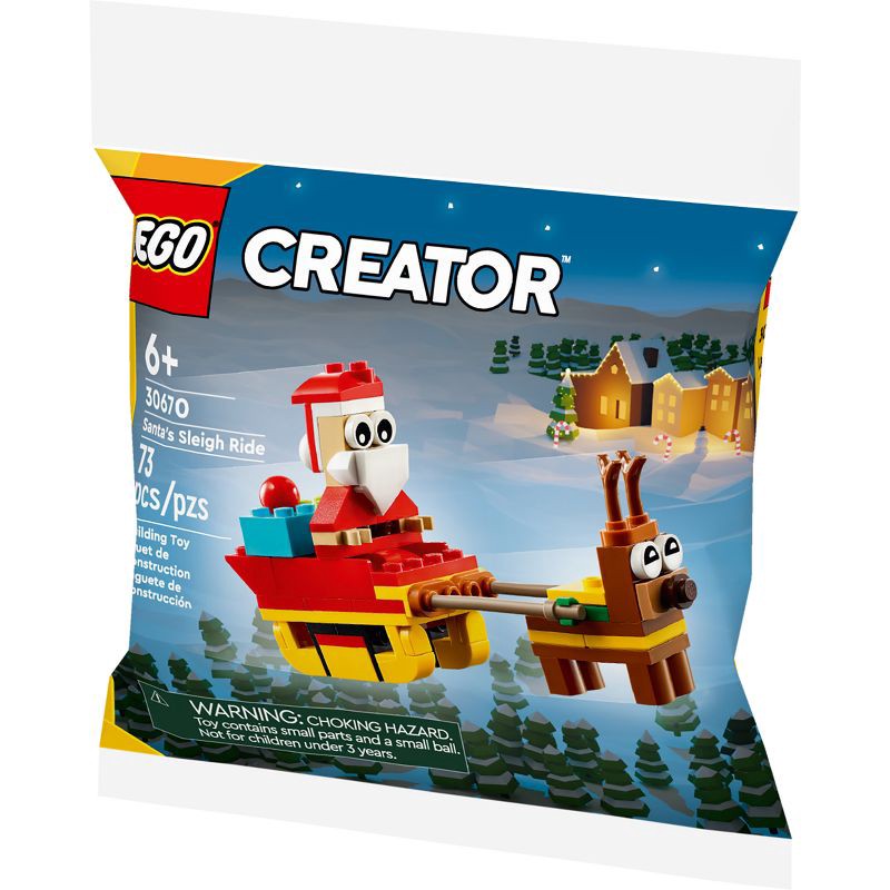 slide 3 of 5, LEGO Creator Santa Sleigh Ride for Christmas 30670, 1 ct