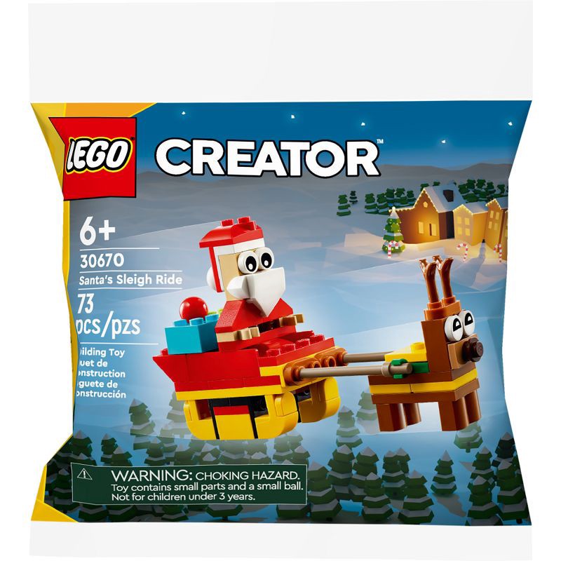 slide 4 of 5, LEGO Creator Santa Sleigh Ride for Christmas 30670, 1 ct