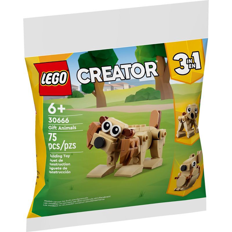 slide 1 of 3, LEGO Creator Gift Animals 30666, 1 ct