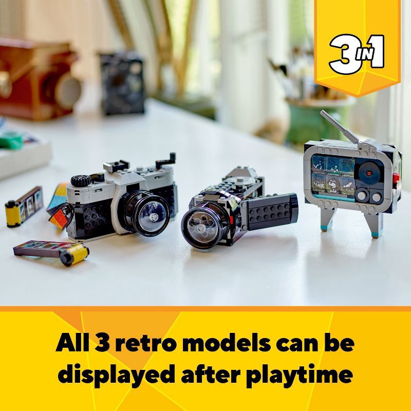 slide 5 of 6, LEGO Creator 3 in 1 Retro Camera Toy 31147, 1 ct