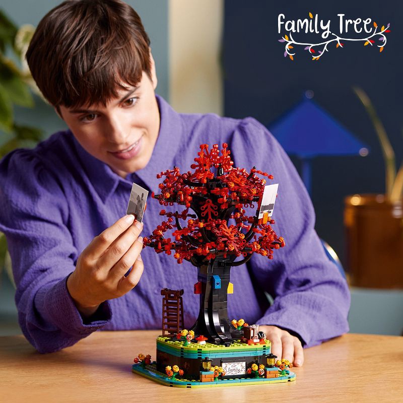 slide 5 of 6, LEGO Ideas Family Tree Home Décor Building Set - Christmas Gift Ideas - 21346, 1 ct