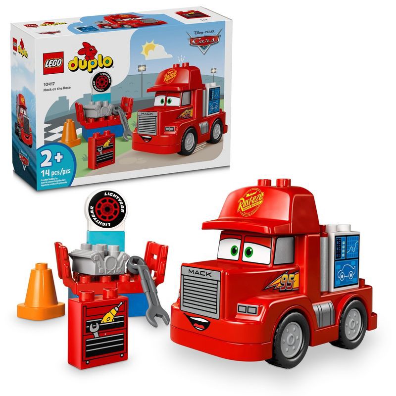 slide 1 of 5, LEGO DUPLO Disney and Pixar's Cars Mack at the Race Toddler Toy 10417, 1 ct