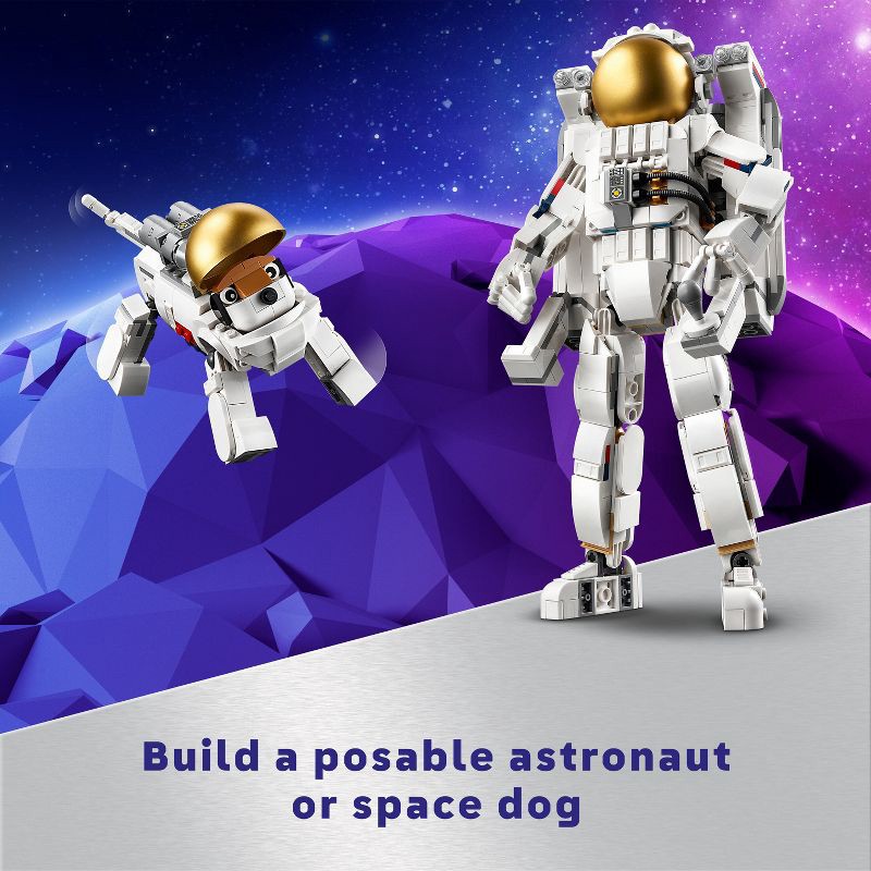slide 4 of 7, LEGO Creator 3 in 1 Space Astronaut Toy Set, Science Toy 31152, 1 ct
