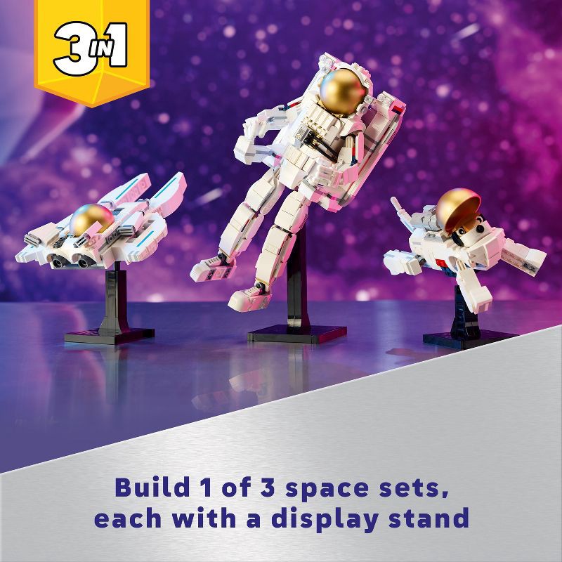 slide 6 of 7, LEGO Creator 3 in 1 Space Astronaut Toy Set, Science Toy 31152, 1 ct