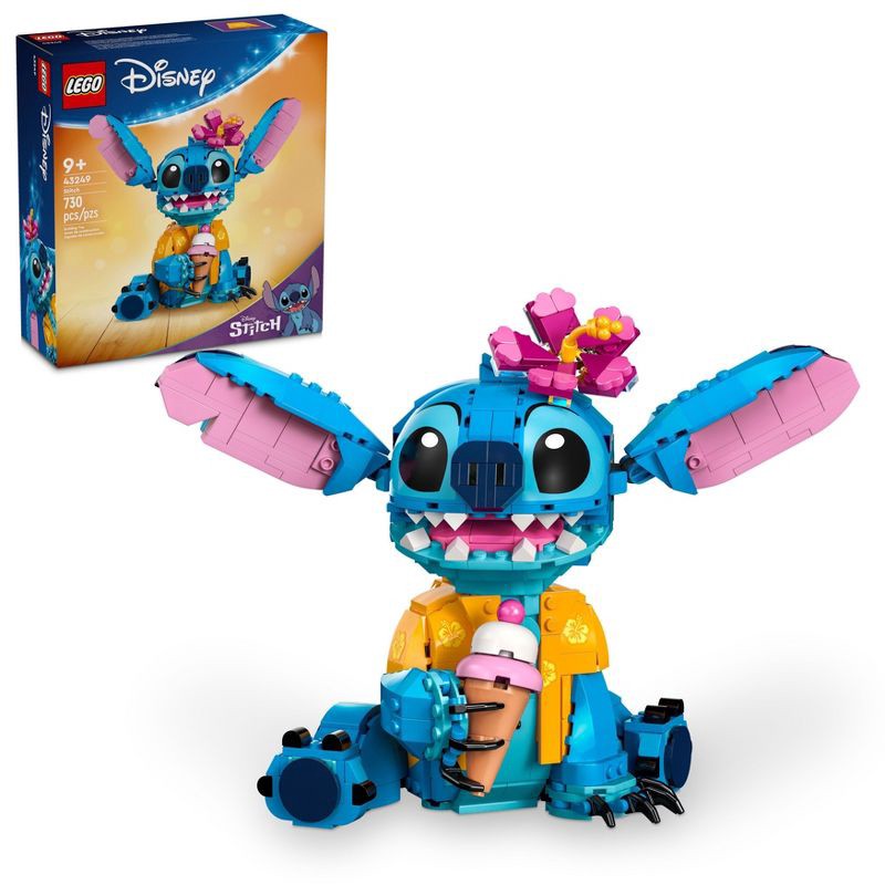 slide 1 of 6, LEGO Disney Stitch Buildable Kids' Toy Playset 43249, 1 ct