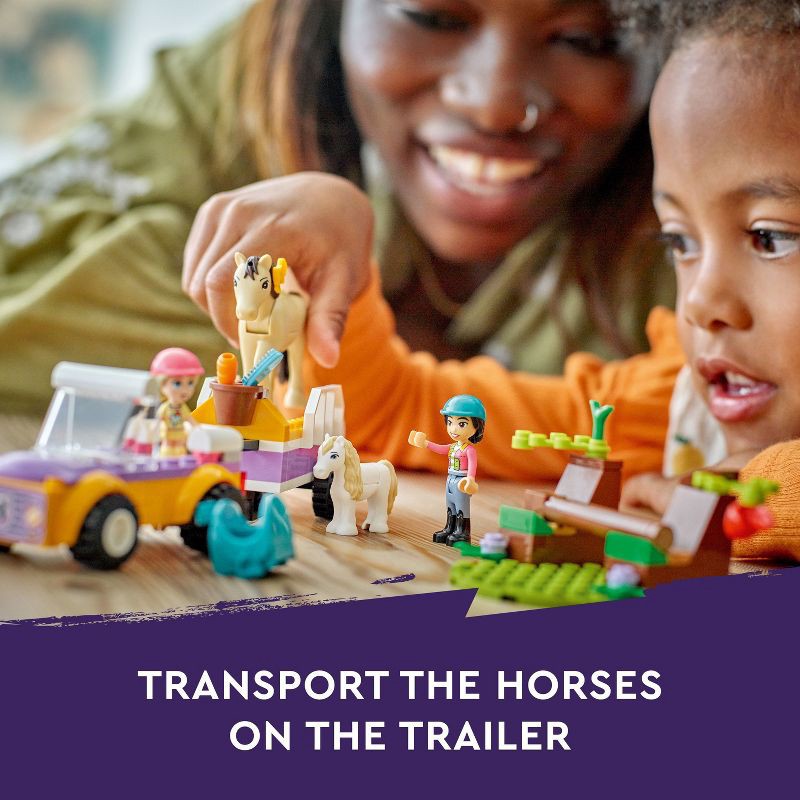 slide 4 of 6, LEGO Friends Horse and Pony Trailer Building Toy, Christmas Gift for Kids' - 42634, 1 ct