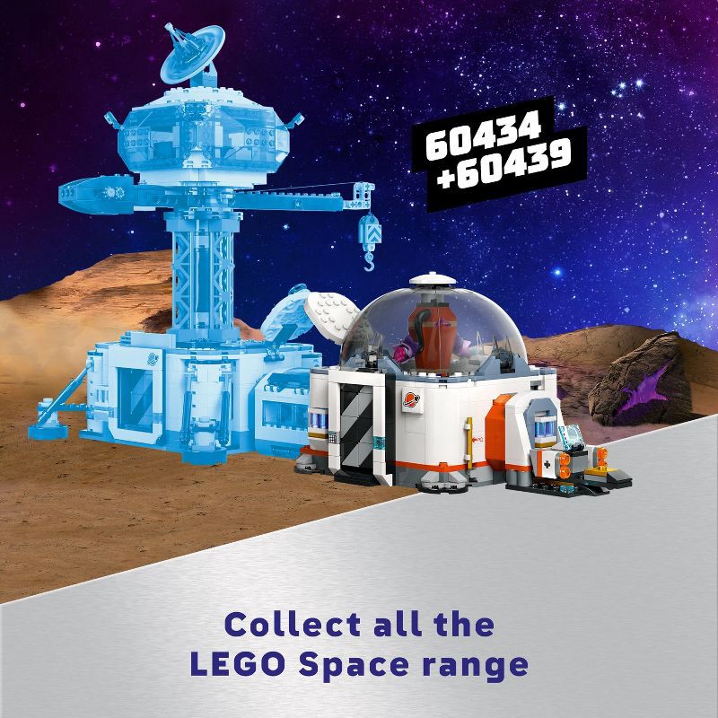 slide 7 of 7, LEGO City Space Science Lab Toy Building Set 60439: Educational STEM Kit for Kids, Laboratory Playset, 560 Pieces, 560 ct