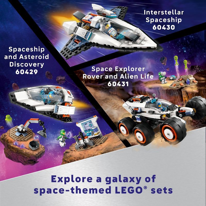 slide 6 of 6, LEGO City Interstellar Spaceship Toy Playset 60430, 1 ct