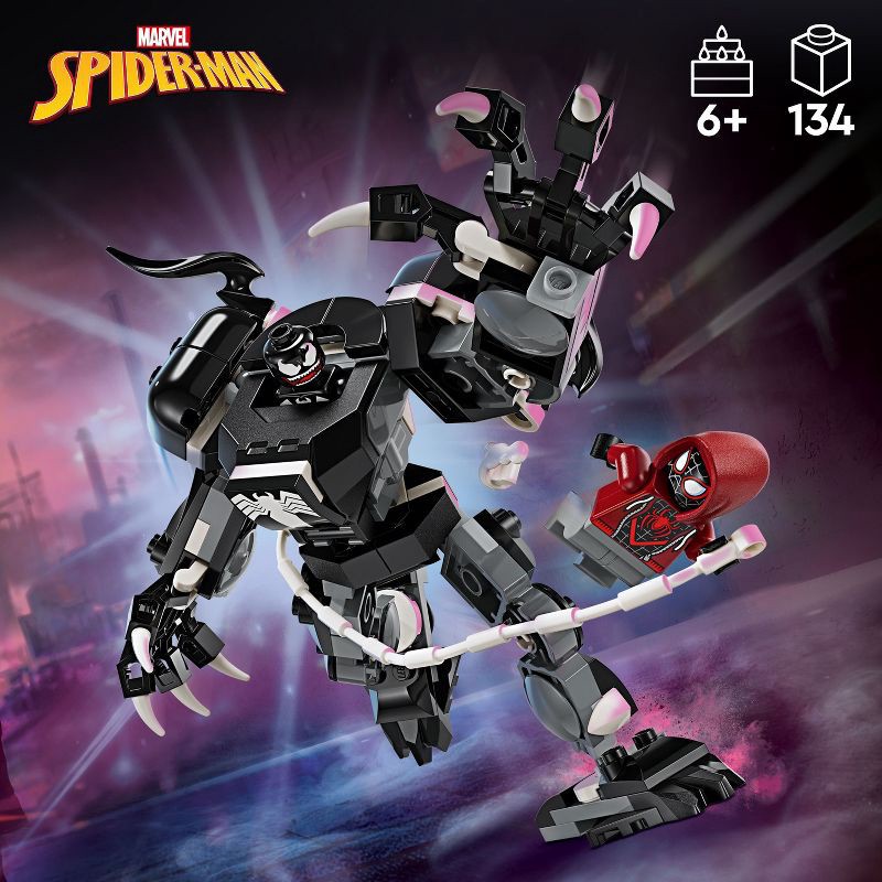 slide 2 of 6, LEGO Marvel Venom Mech Armor vs. Miles Morales 76276, 1 ct