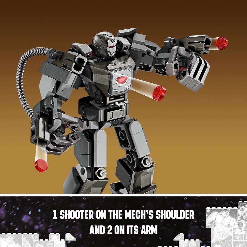 slide 5 of 6, LEGO Marvel War Machine Mech Armor Building Toy 76277, 1 ct