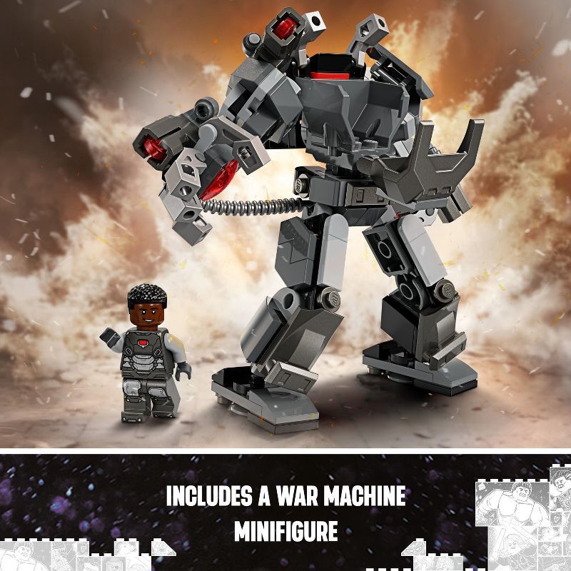 slide 6 of 6, LEGO Marvel War Machine Mech Armor Building Toy 76277, 1 ct