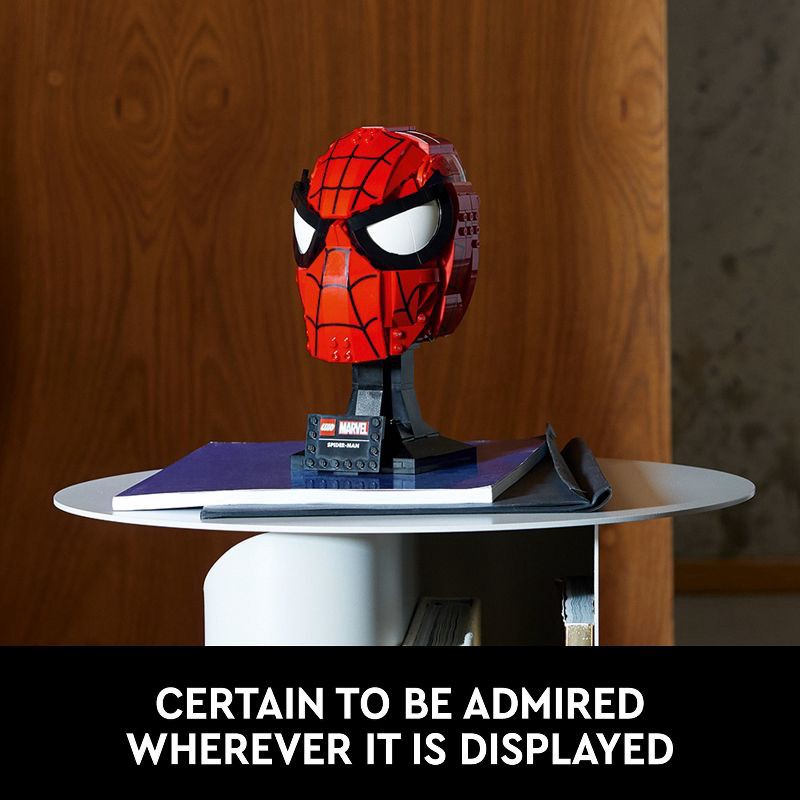 slide 6 of 6, LEGO Marvel Spider-Man Mask Building Set, Super Hero Kit, Christmas Gift Ideas - 76285, 1 ct