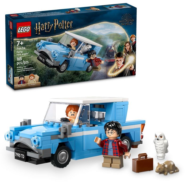 slide 1 of 5, LEGO Harry Potter Flying Ford Anglia Car Toy 76424, 1 ct