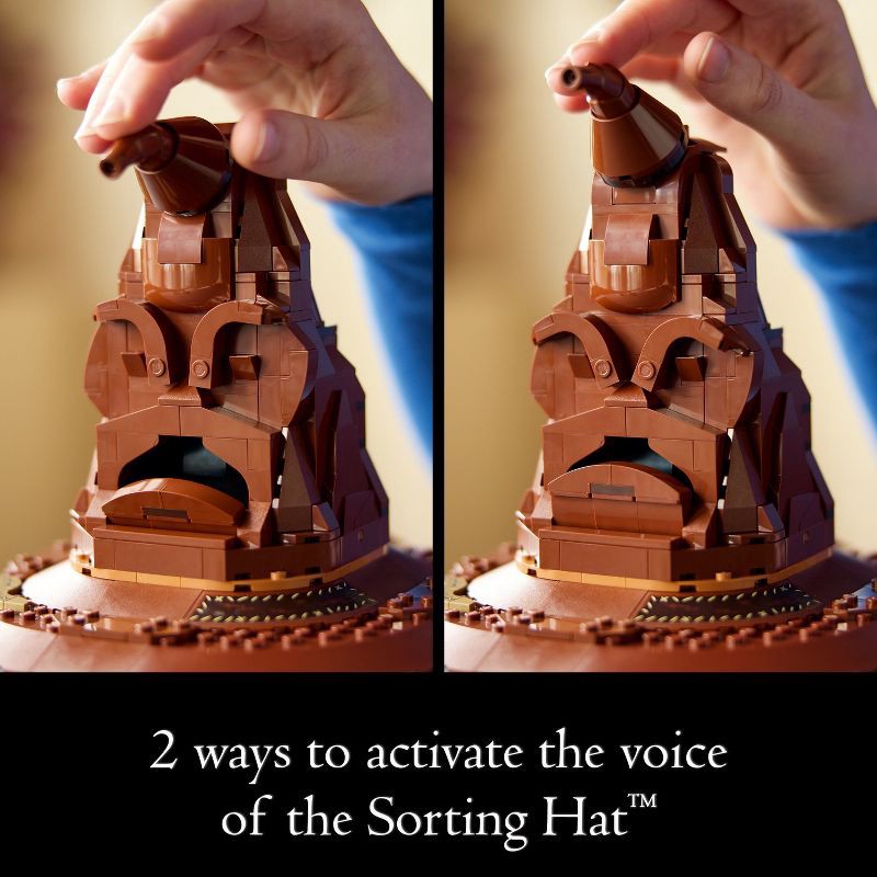 slide 3 of 6, LEGO Harry Potter Talking Sorting Hat Build and Display Set 76429, 1 ct