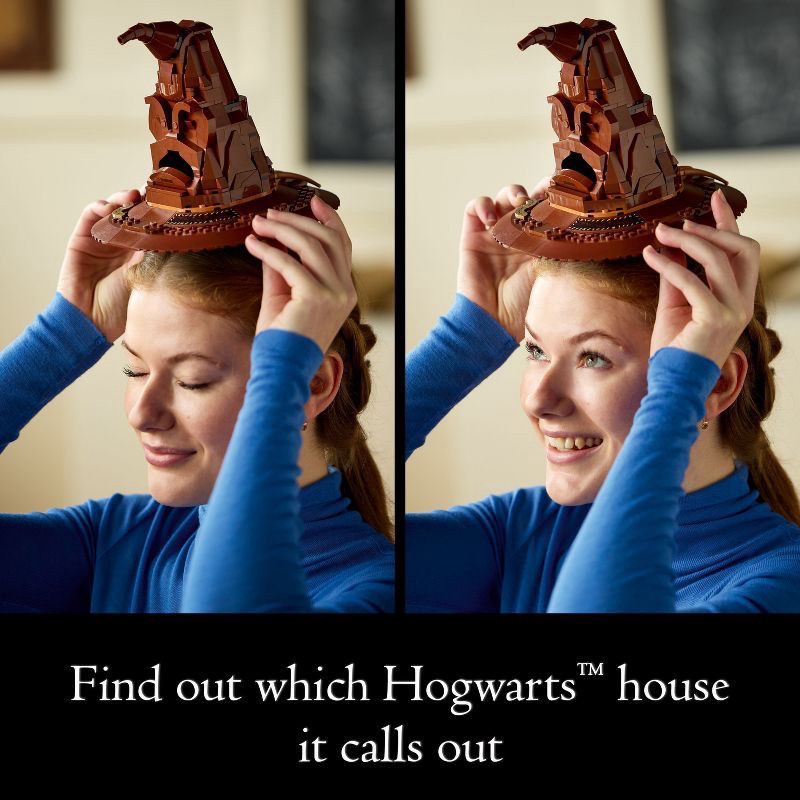slide 4 of 6, LEGO Harry Potter Talking Sorting Hat Build and Display Set 76429, 1 ct