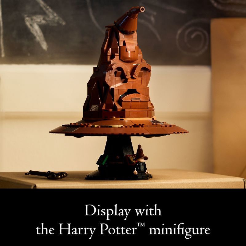 slide 6 of 6, LEGO Harry Potter Talking Sorting Hat Build and Display Set 76429, 1 ct