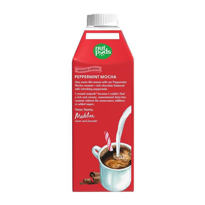 slide 4 of 4, nutpods Unsweetened Peppermint Mocha Creamer - 25.4 fl oz, 25.4 fl oz