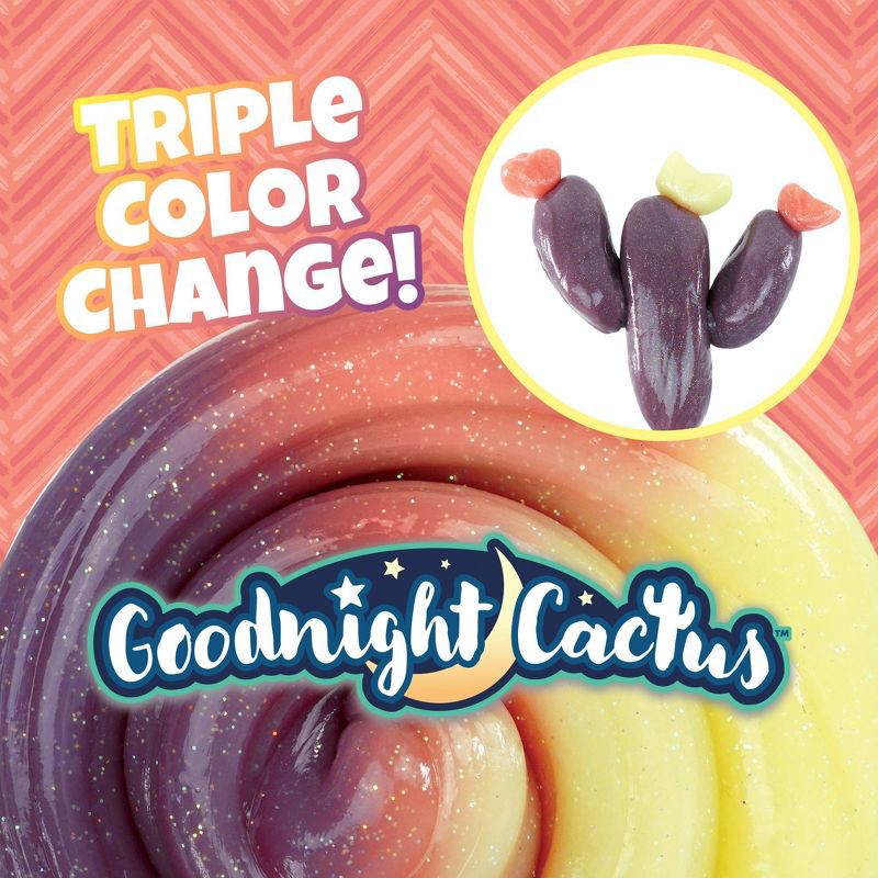 slide 4 of 5, Crazy Aaron's Goodnight Cactus Putty: Creative Thinking Slime, 0.13 oz, Single Piece, 0.13 oz