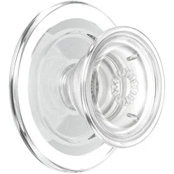 PopSockets Magnetic Phone Grip with MagSafe, Magnetic Adapter Ring Included - Clear