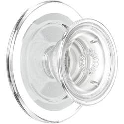 PopSockets Magnetic Phone Grip with MagSafe, Magnetic Adapter Ring Included - Clear