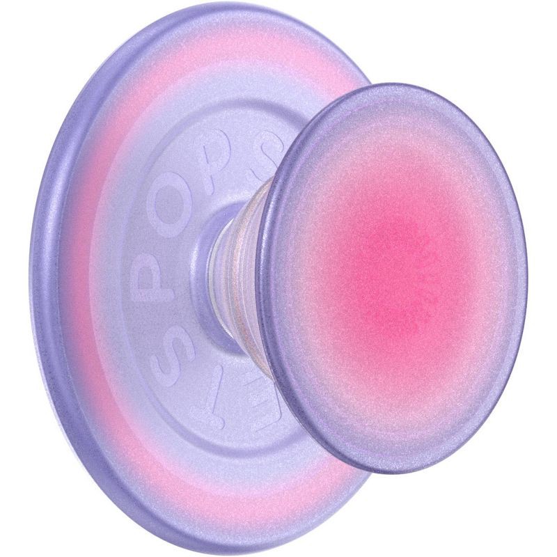 slide 1 of 8, PopSockets Magnetic Phone Grip for MagSafe, Magnetic Adapter Ring Included - Aura, 1 ct