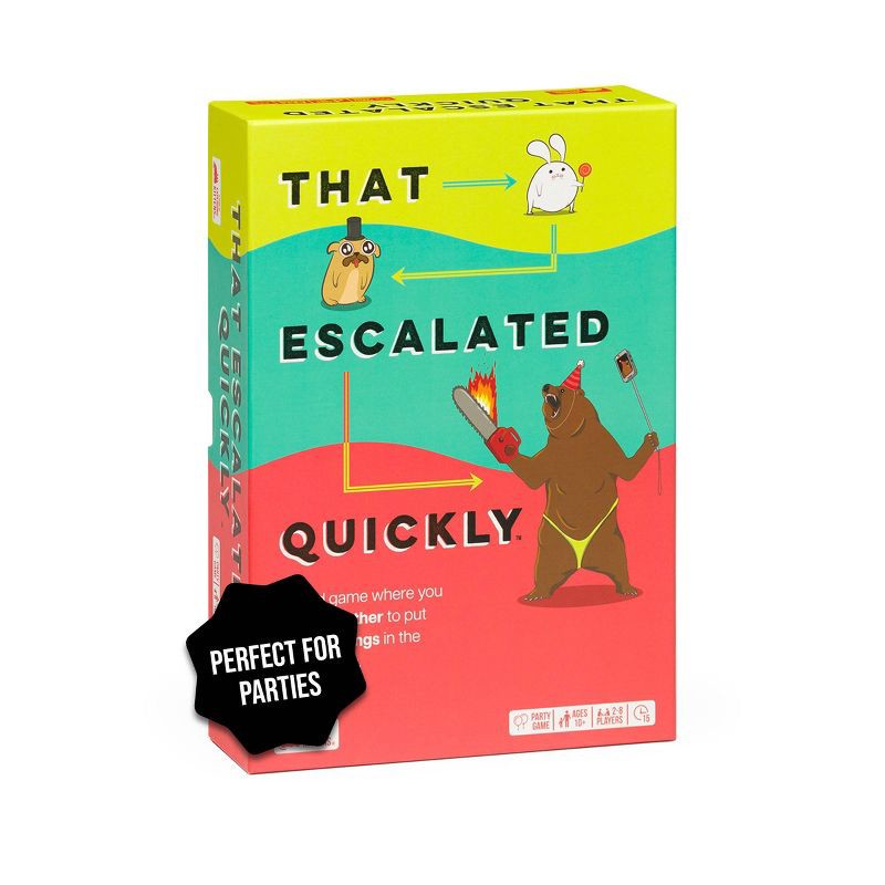 slide 1 of 7, Exploding Kittens That Escalated Quickly Game, 1 ct