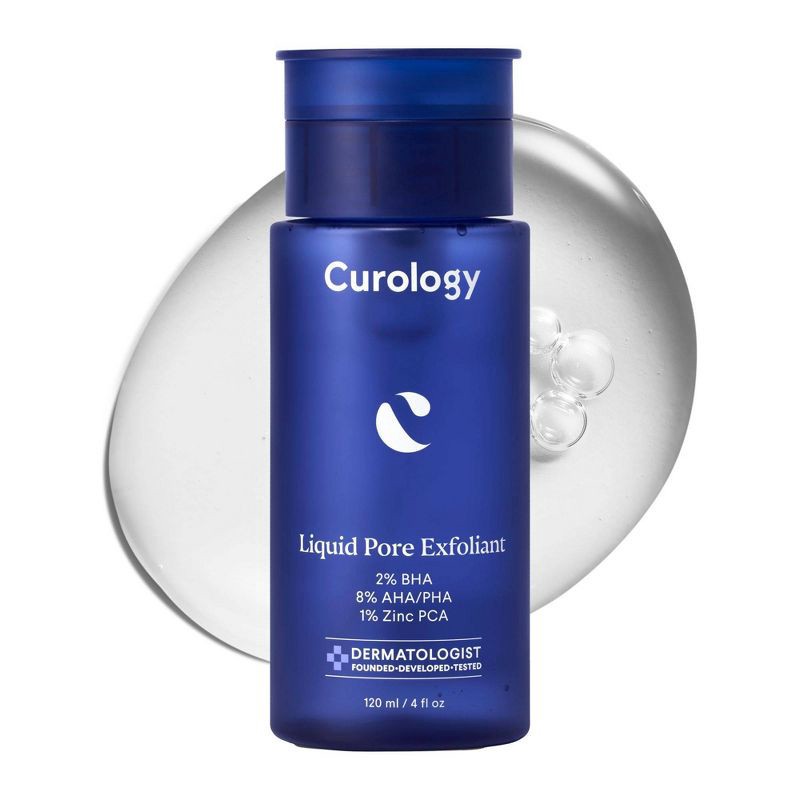 slide 1 of 6, Curology Liquid Pore Exfoliant with 2% BHA, 8% AHA/PHA and 1% Zinc - 4fl oz, 4 fl oz