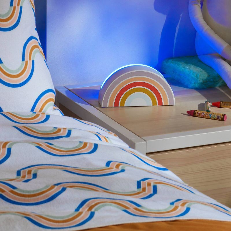 slide 2 of 4, Rainbow Kids' Projection Light - Pillowfort™: Multicolored LED Nightlight for Kids, Battery-Powered, Ages 8+, 1 ct