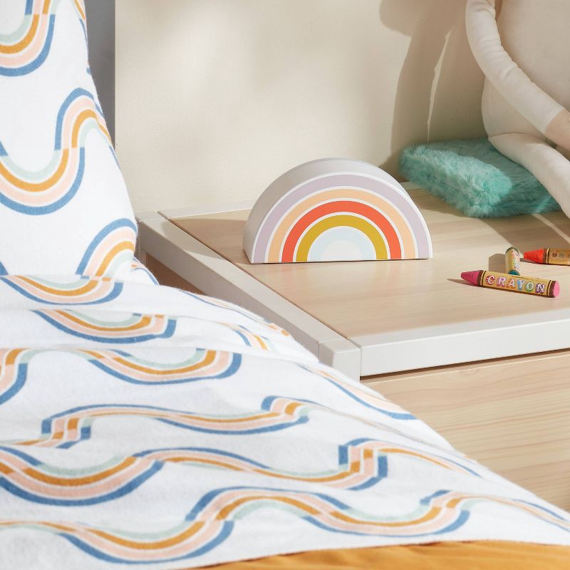 slide 3 of 4, Rainbow Kids' Projection Light - Pillowfort™: Multicolored LED Nightlight for Kids, Battery-Powered, Ages 8+, 1 ct